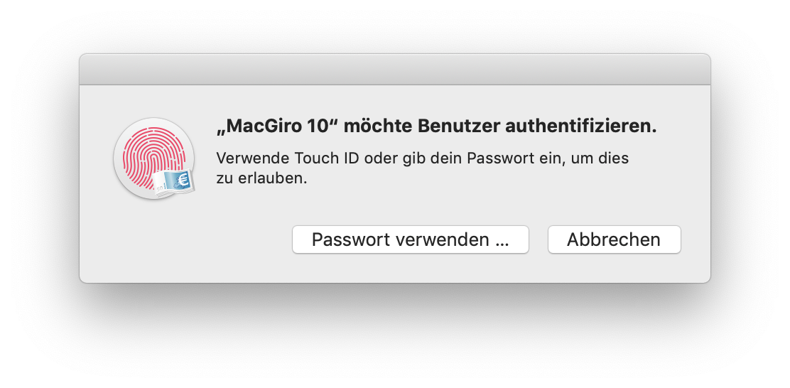 MacGiro 10 TouchID